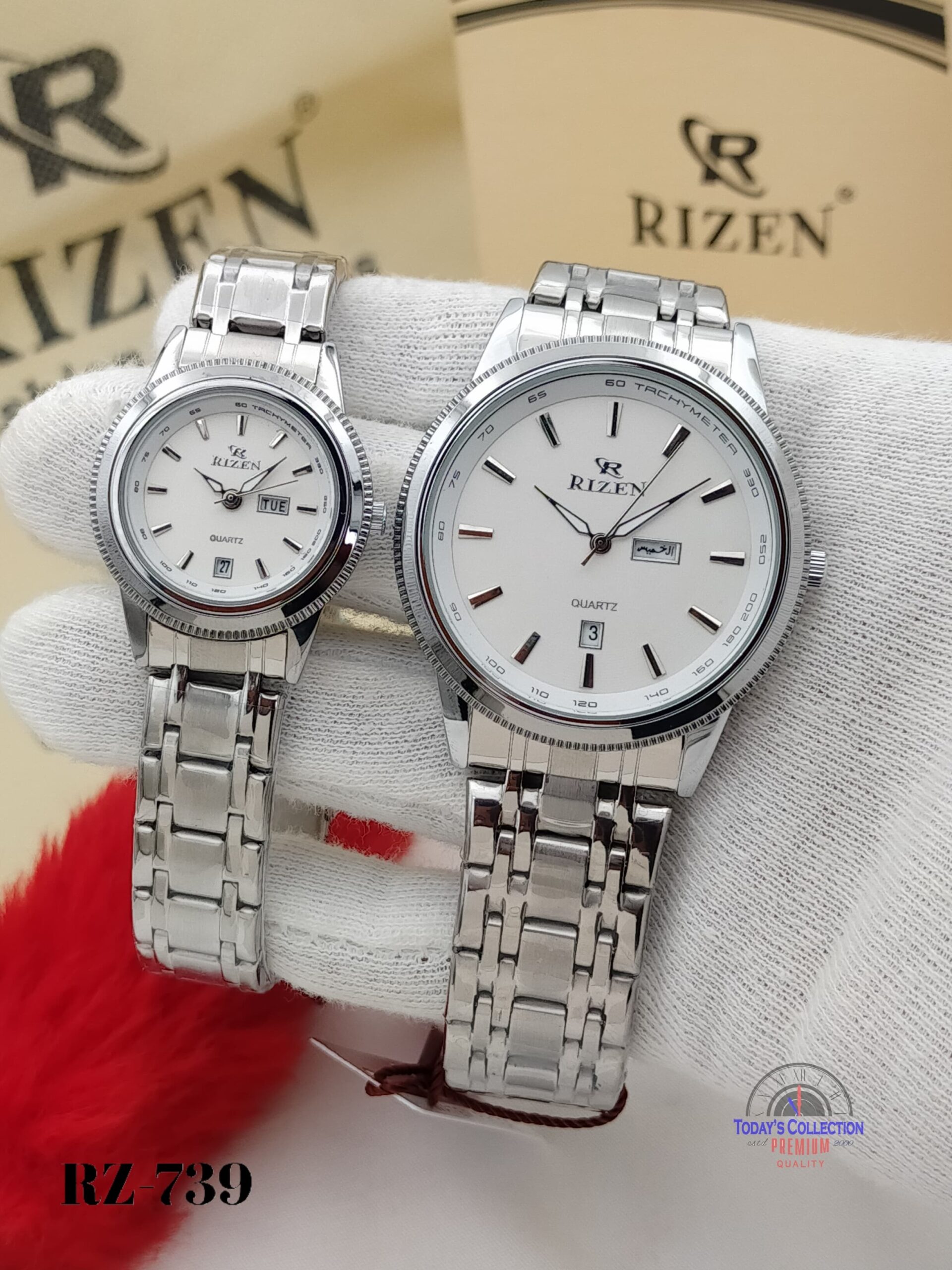 Rizen Couple Watch RZ 739 Urban Style